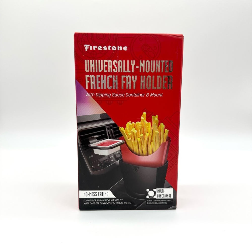 New Universally Mounted French Fry Holder Dipping Sauce Container for Cars
